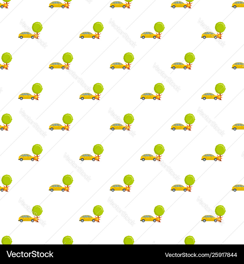 Crashed tree pattern seamless vector image