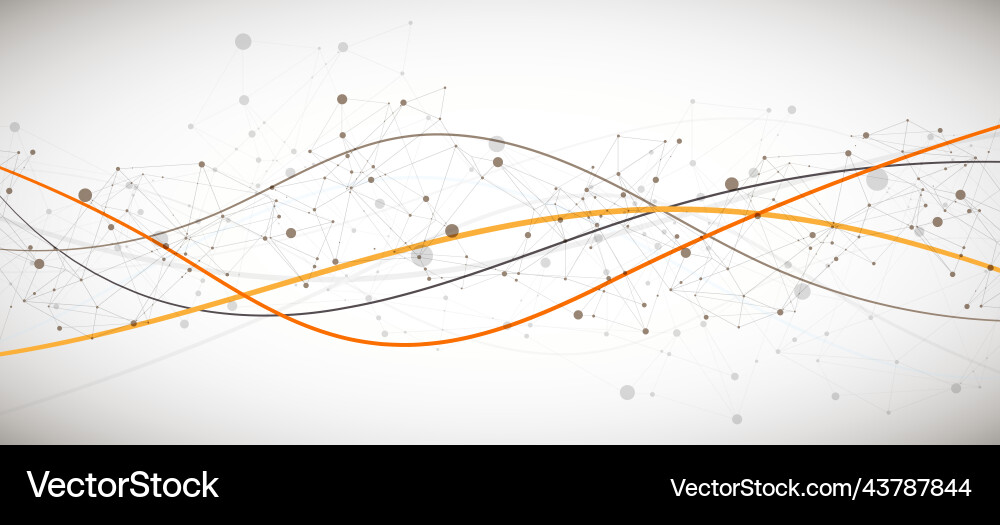 Template for science and technology presentation Template for science and technology presentation vector image
