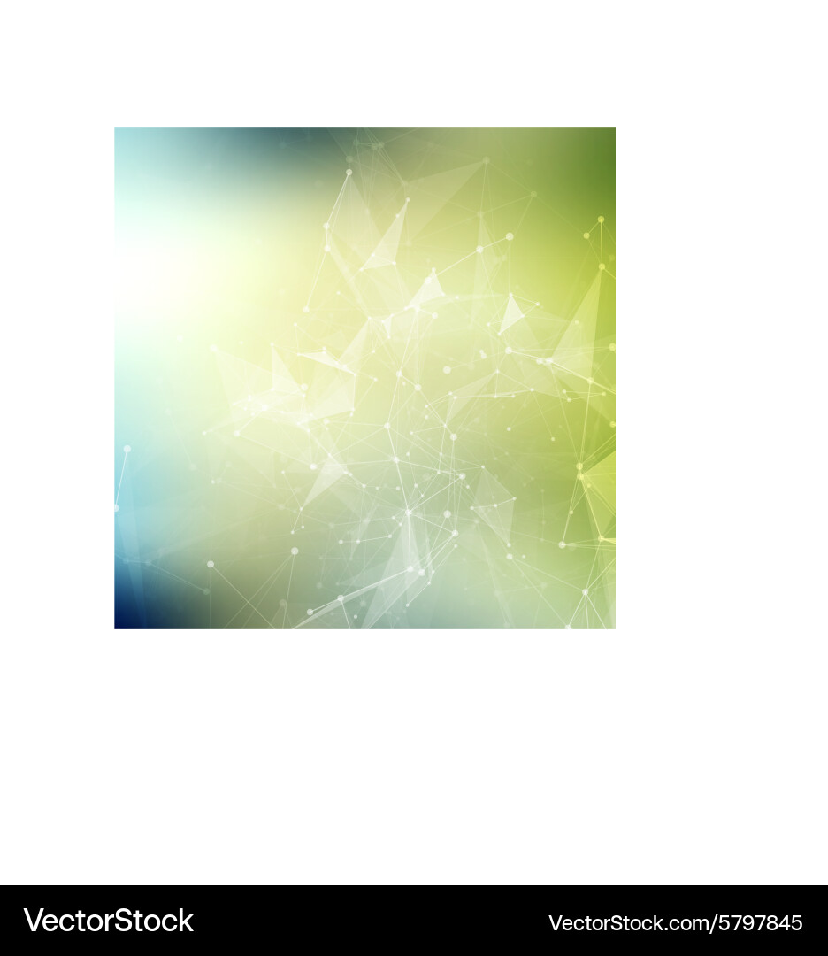 Polygonal Wireframe Mesh Background Vector Image