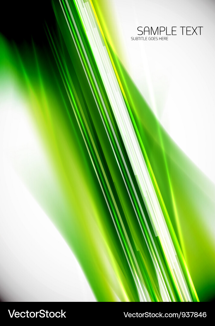 Green lines background Vector Image