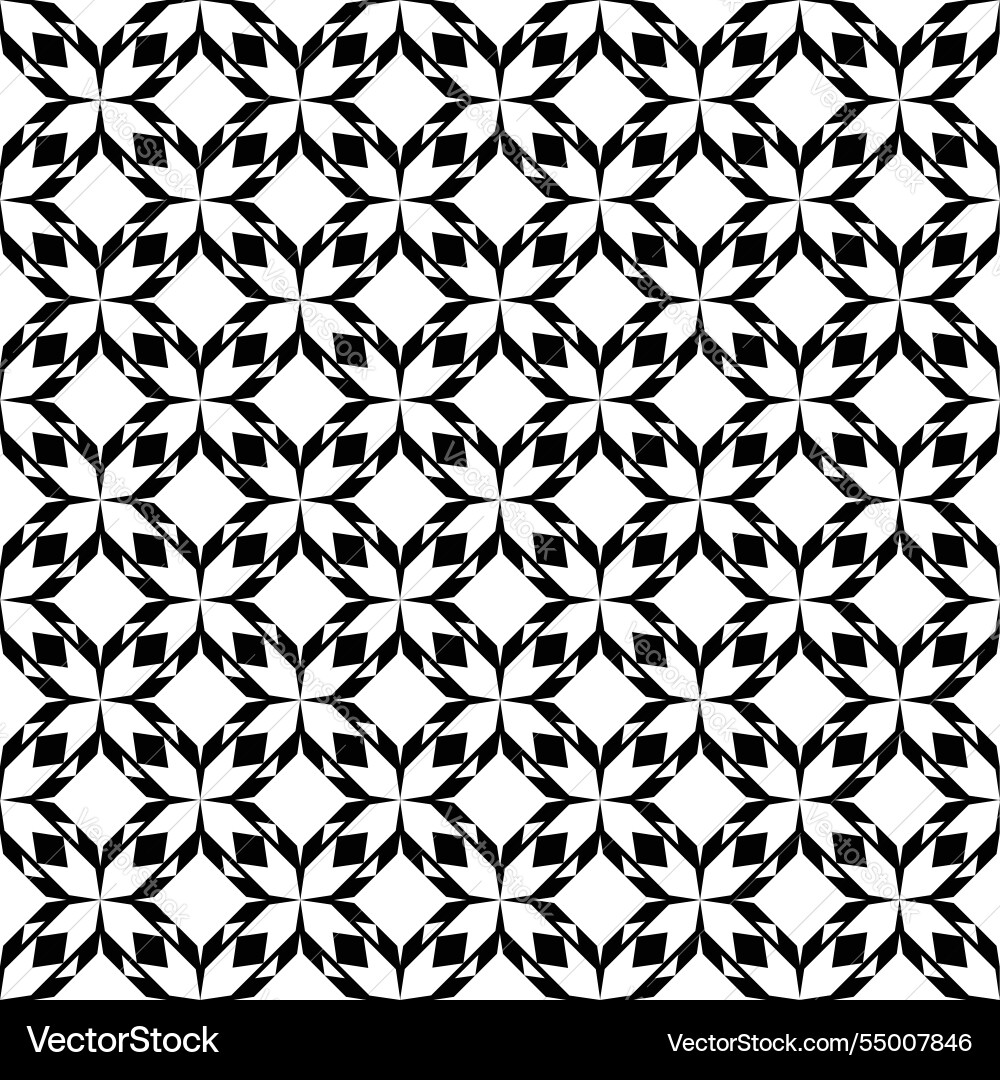 Seamless open geometric tile background pattern vector image