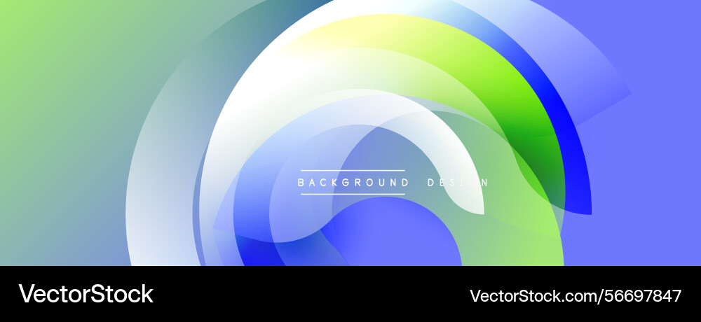 Abstract design features layered translucent Vector Image