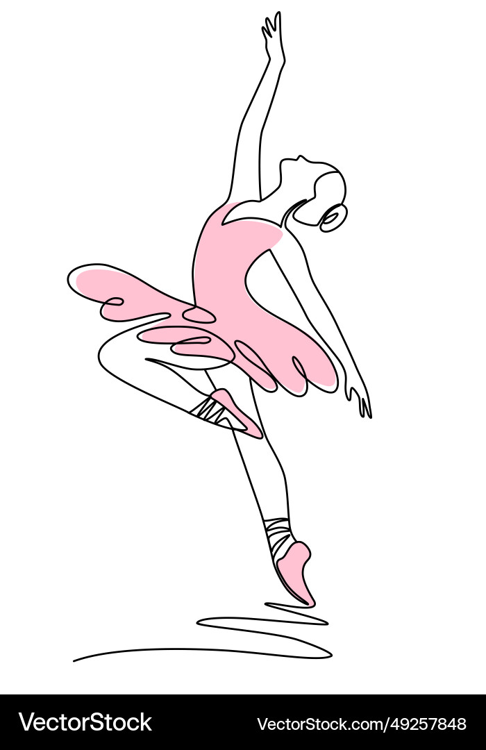 1092 ballet vector image