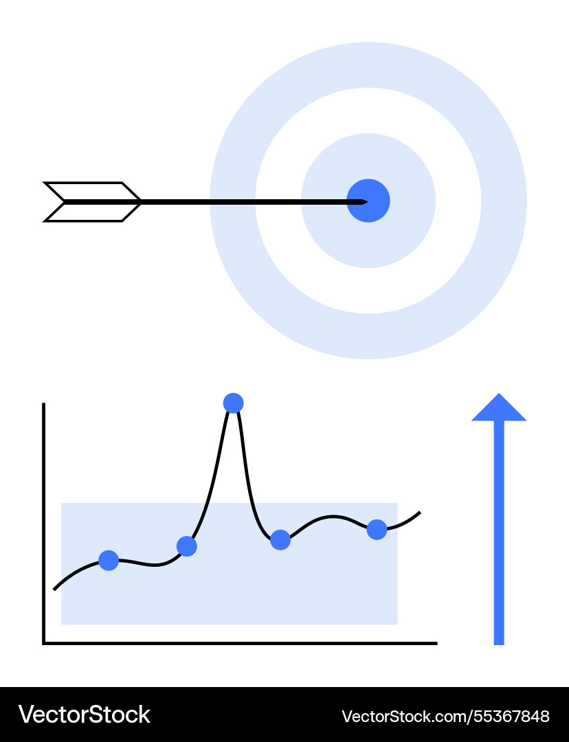 Achieving goals with targeted strategies and data Vector Image