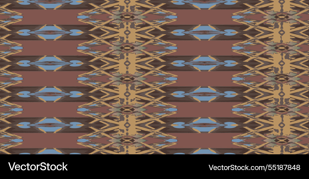Ethnic style pattern seamless patterned texture vector image