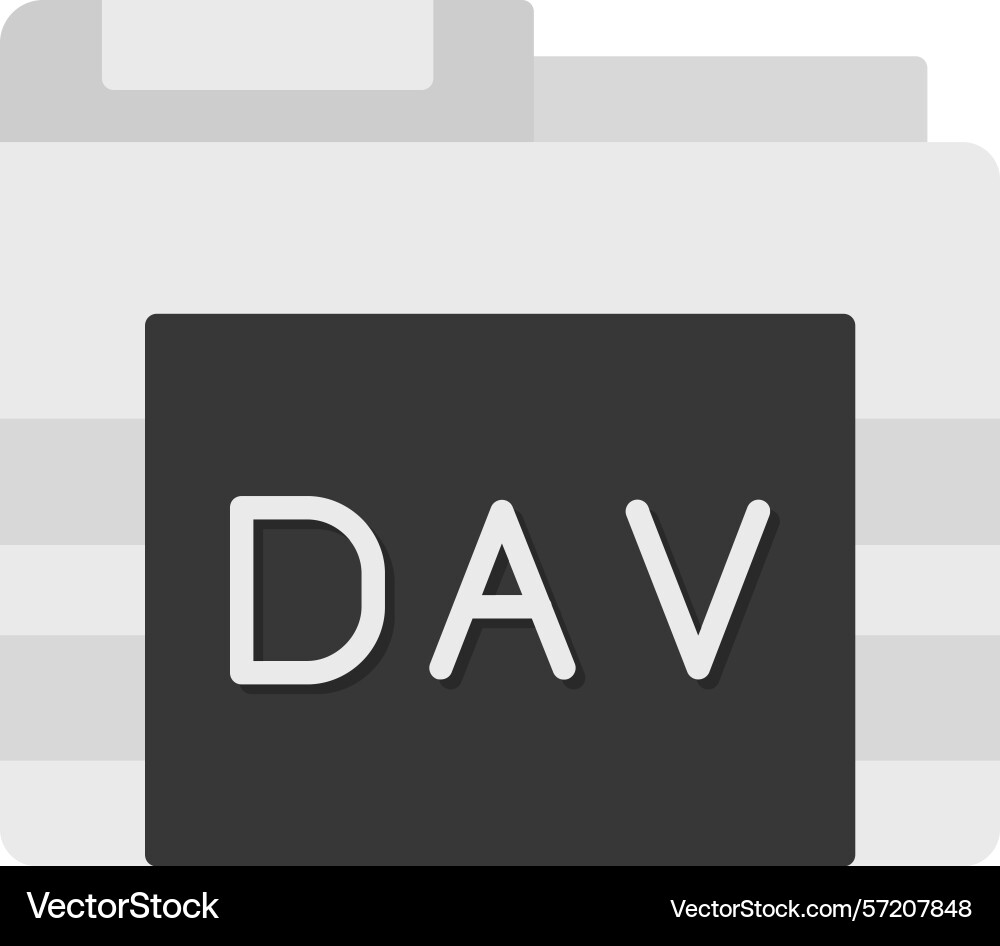 Folder extensions icon Vector Image