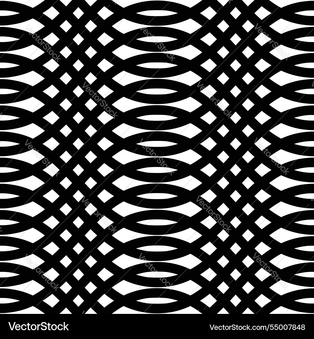 Seamless pattern of bold trellis design vector image