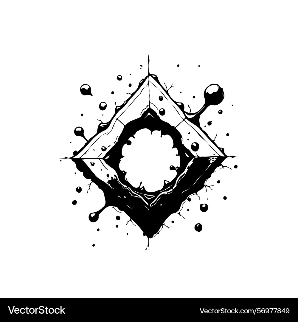 Dynamic geometric composition with abstract Dynamic geometric composition with abstract Vector Image