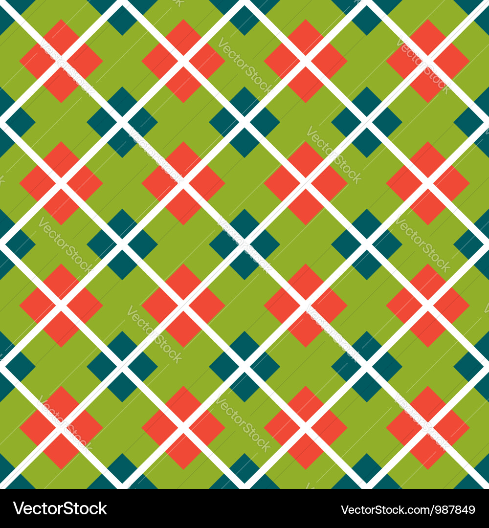Geometric Square Pattern vector image
