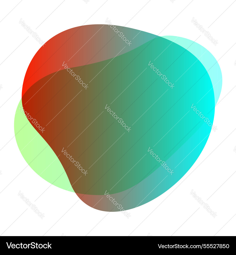 Green red blob shape free from for background Green red blob shape free from for background vector image