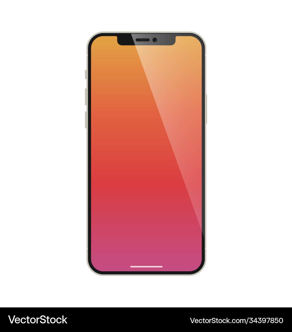 IPhone 12 Smartphone Vector Image