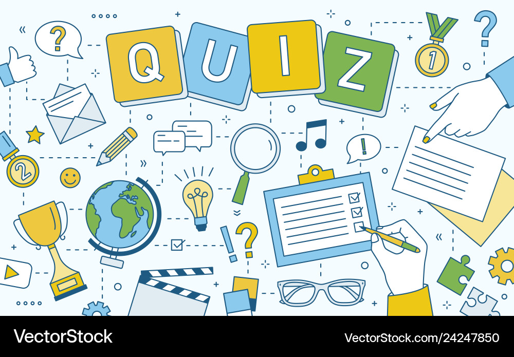 Puzzle Solving Challenge vector image
