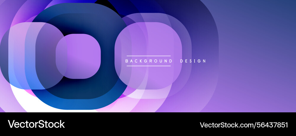 Abstract circles overlap creating gradient purple Abstract circles overlap creating gradient purple vector image