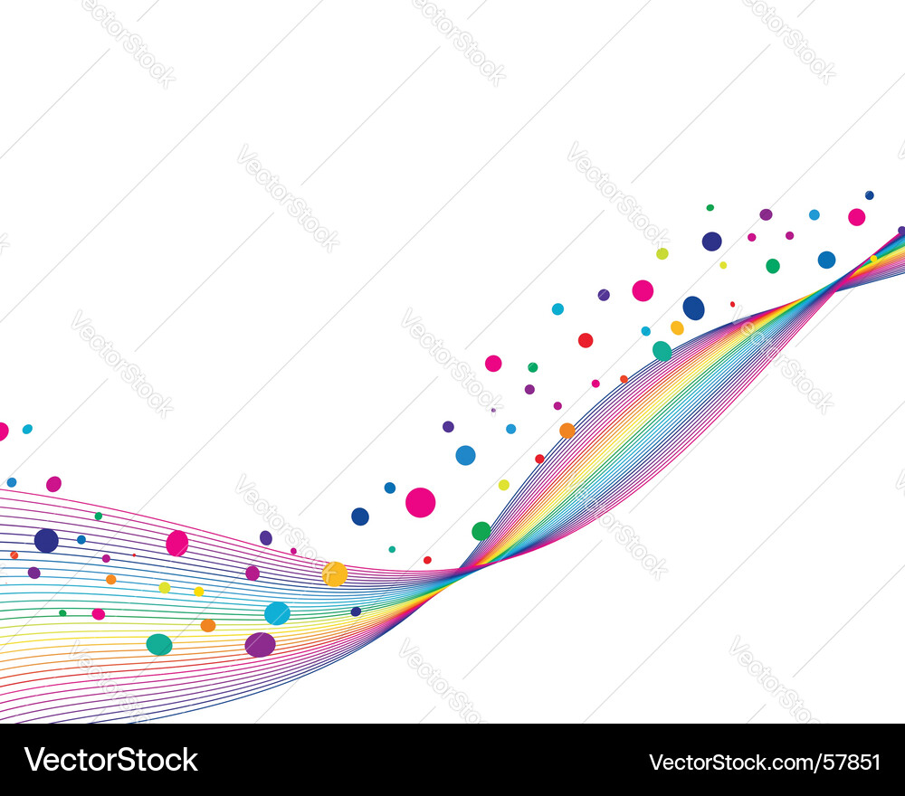 Dynamic Color Flow Background Vector Image