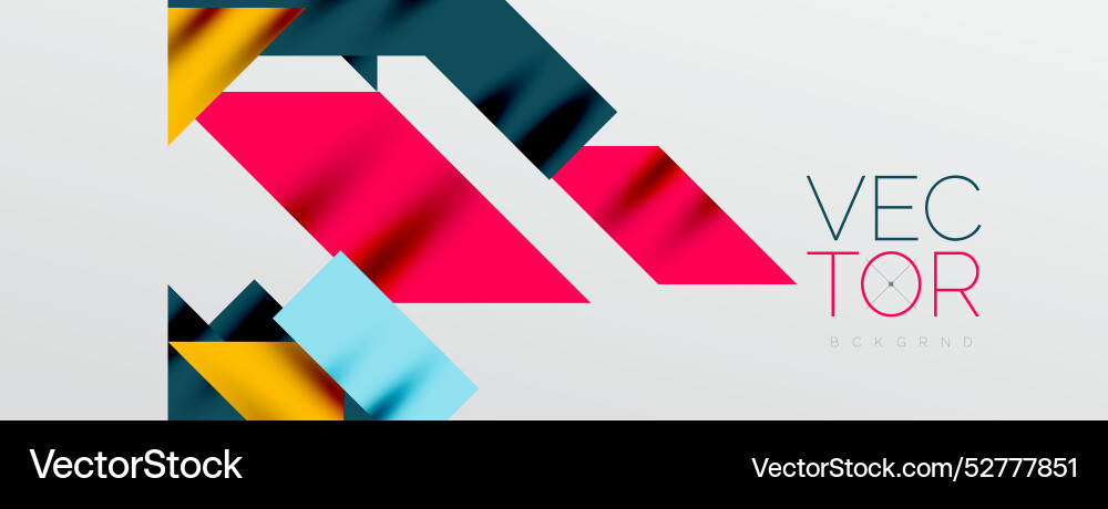 Dynamic lines and triangles Vector Image