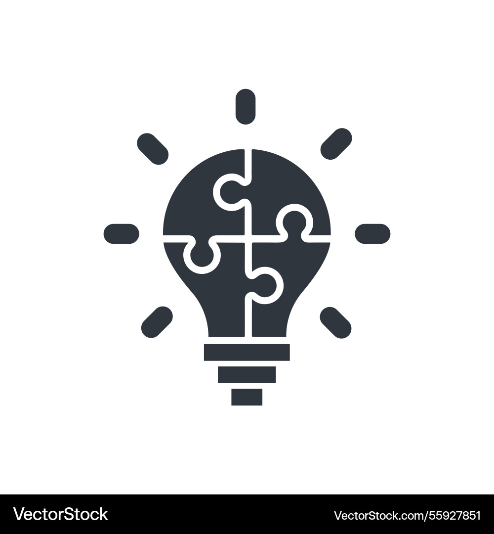 Problem solving icon vector image