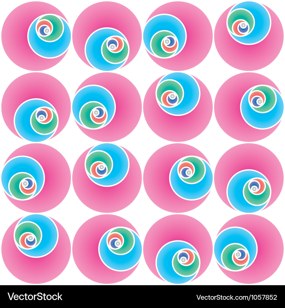 Seamless circles pattern Vector Image