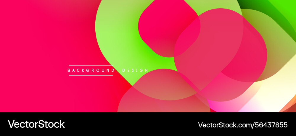 Abstract vibrant circles overlap gradient colors Abstract vibrant circles overlap gradient colors vector image