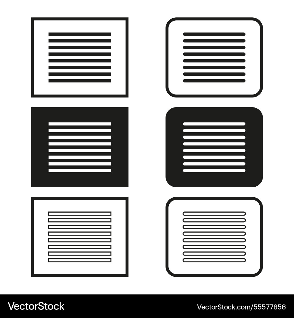 Text block information panel icon simple document Text block information panel icon simple document vector image