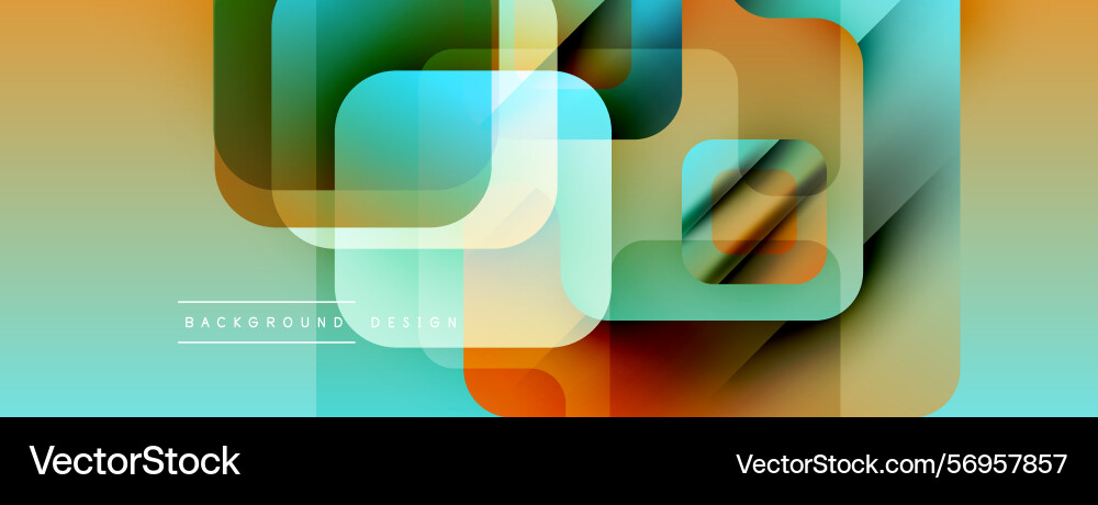 Abstract geometric pattern overlapping squares Abstract geometric pattern overlapping squares Vector Image