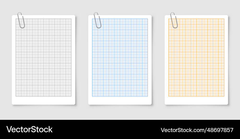 Sheet of graph paper with grid millimeter Sheet of graph paper with grid millimeter vector image