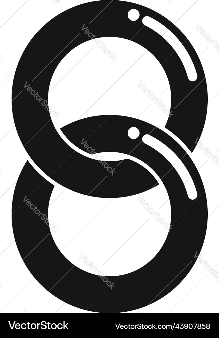 Chain icon simple computer internet Chain icon simple computer internet Vector Image