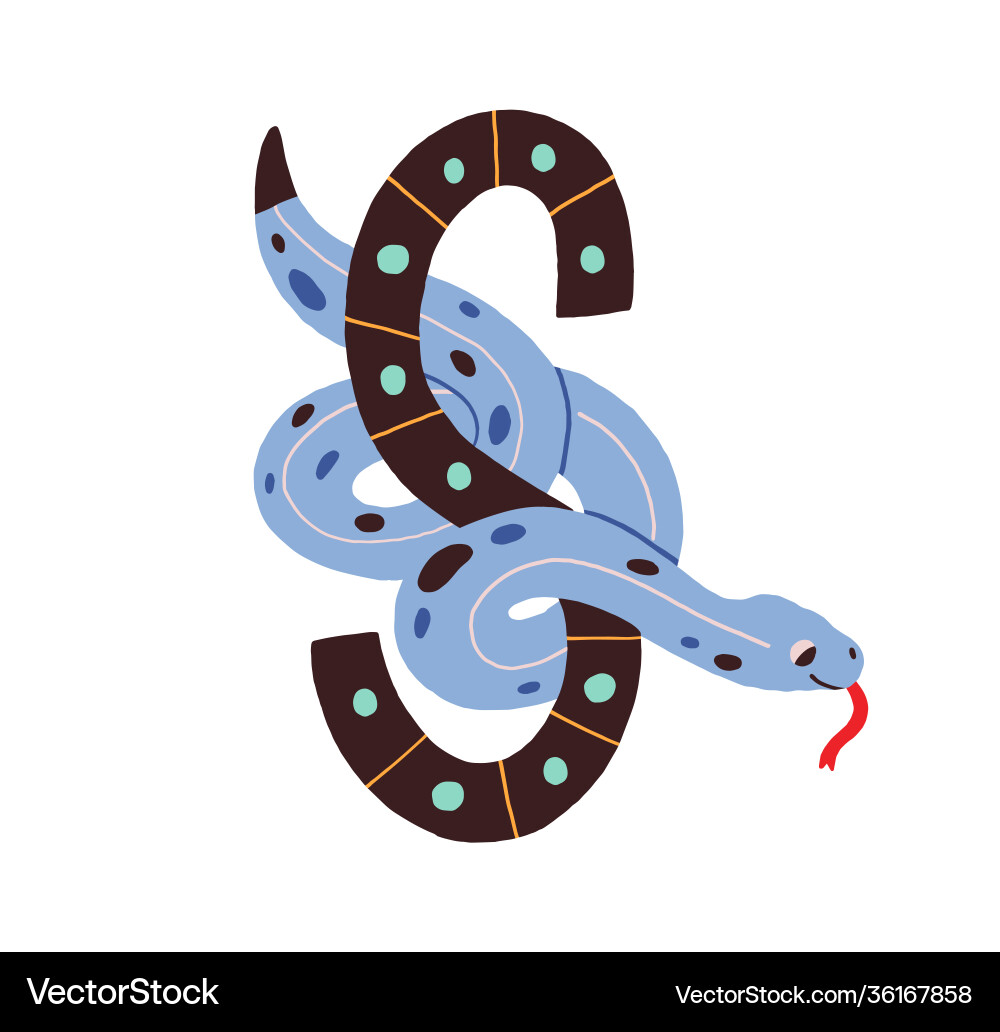 Design capital letter s childish english Design capital letter s childish english vector image