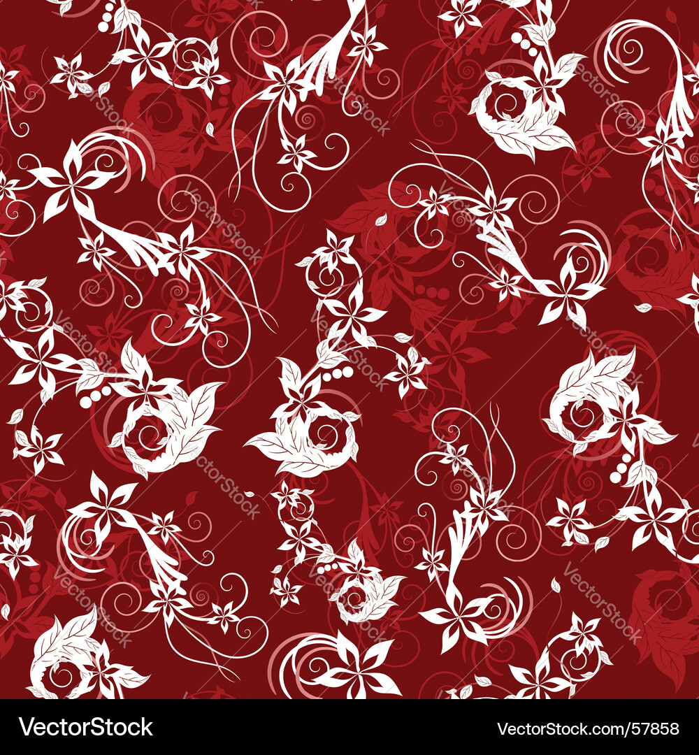 Floral seamless Vector Image