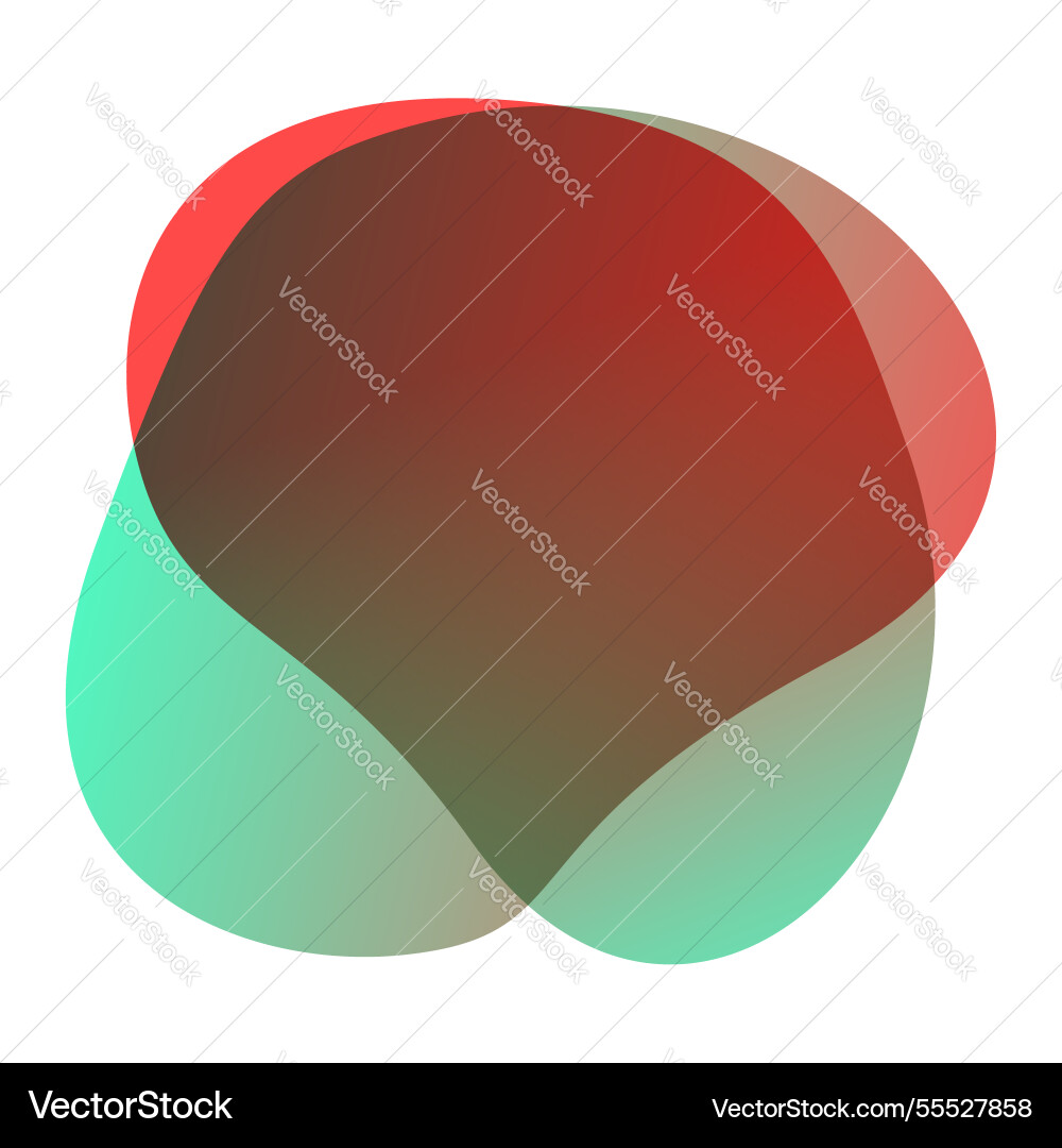 Green red blob shape free from for background Green red blob shape free from for background vector image