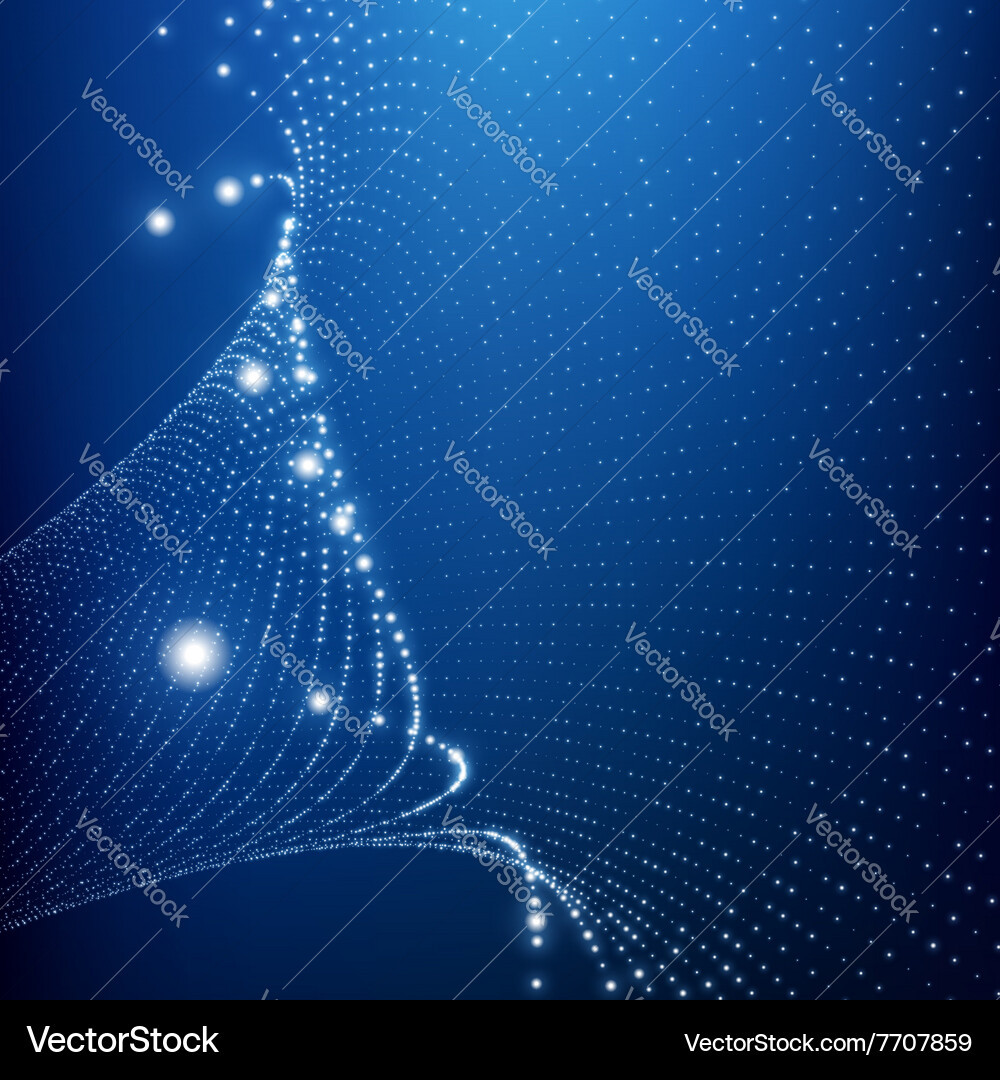 Digital Network Grid Background Vector Image