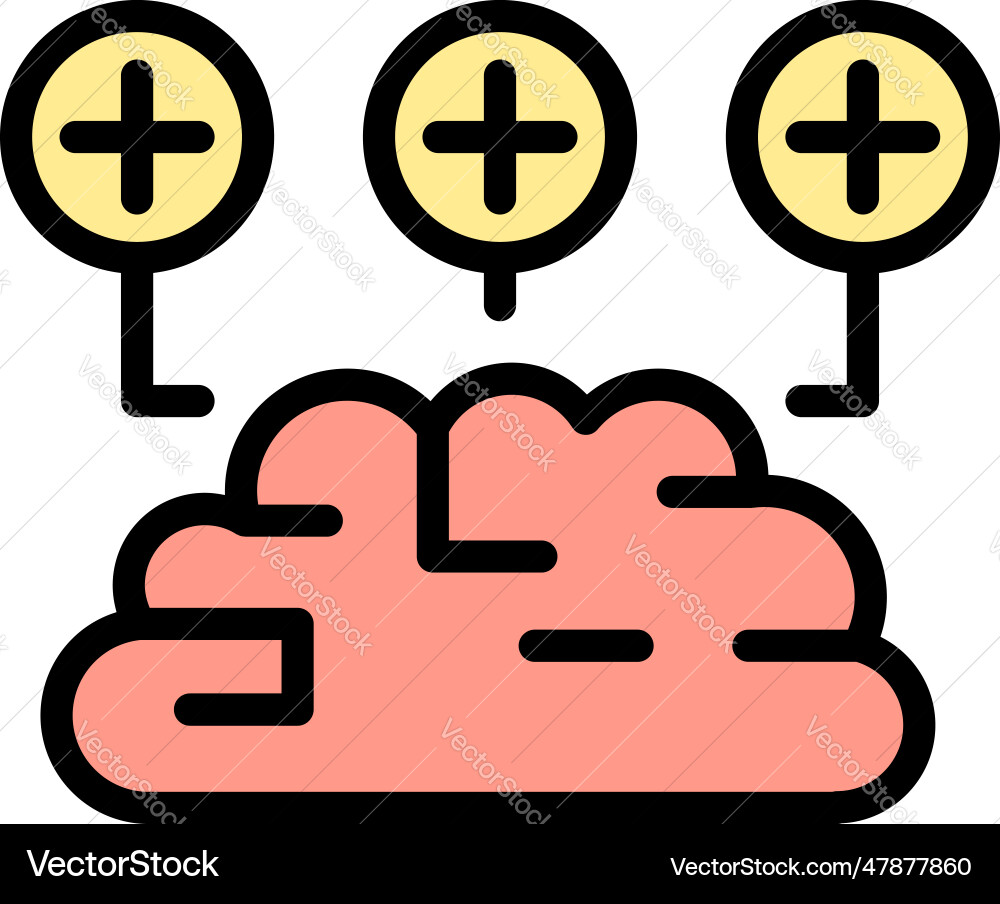 Problem solving icon flat Problem solving icon flat Vector Image