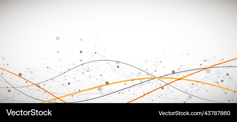 Template for science and technology presentation Template for science and technology presentation vector image
