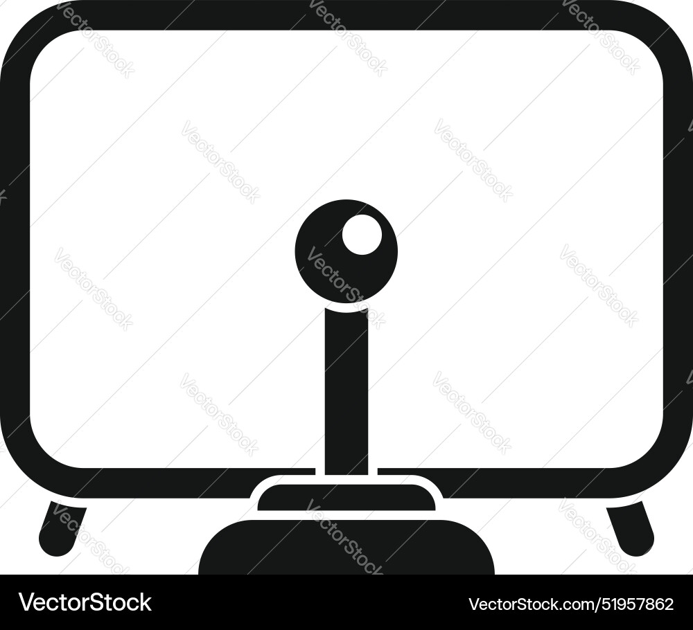 Arcade game machine with joystick for playing Arcade game machine with joystick for playing vector image