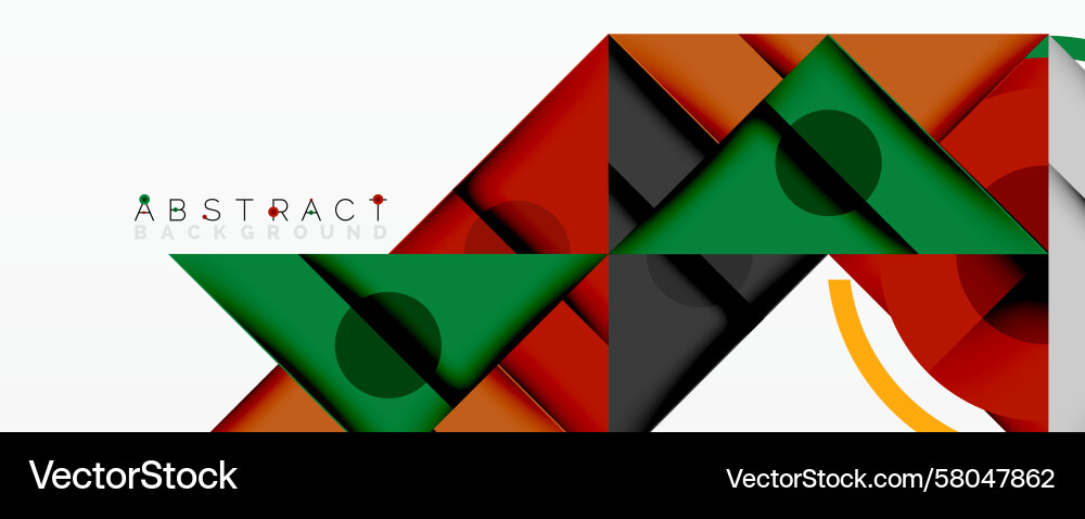 Dynamic Overlapping Shapes Vector Image