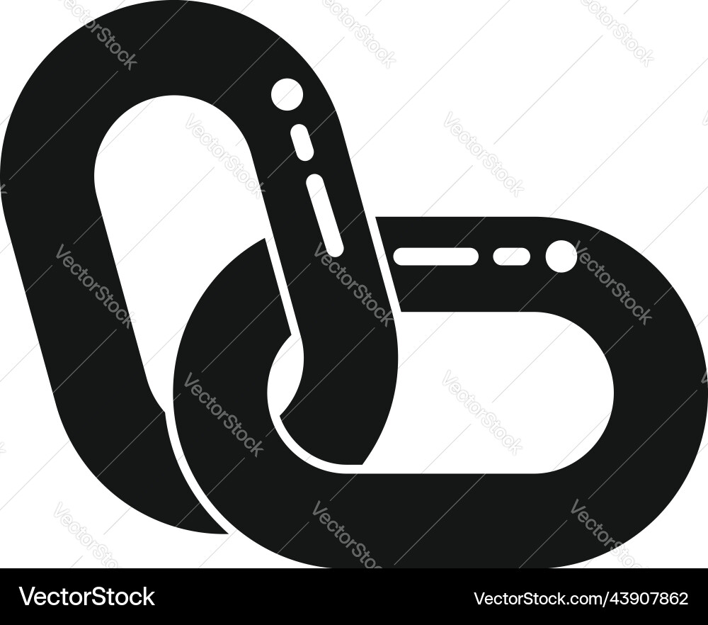 Network chain icon simple internet system Network chain icon simple internet system vector image