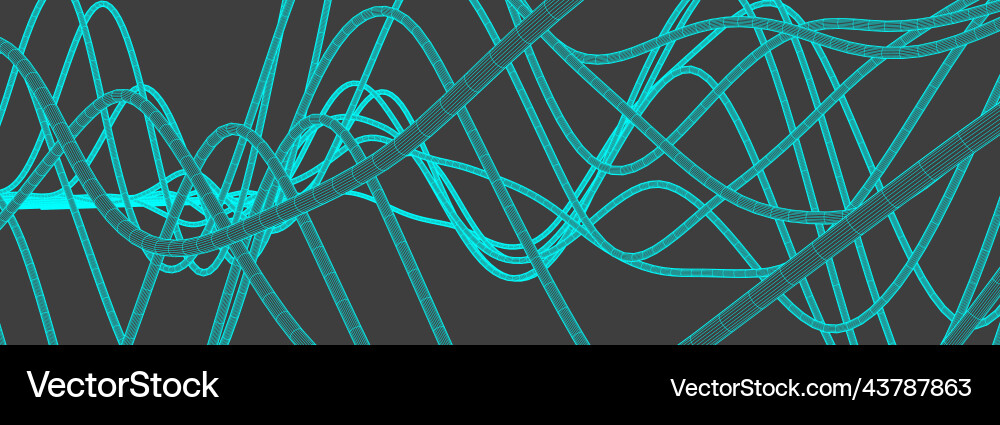 Abstract background with a wireframe dynamic Abstract background with a wireframe dynamic vector image