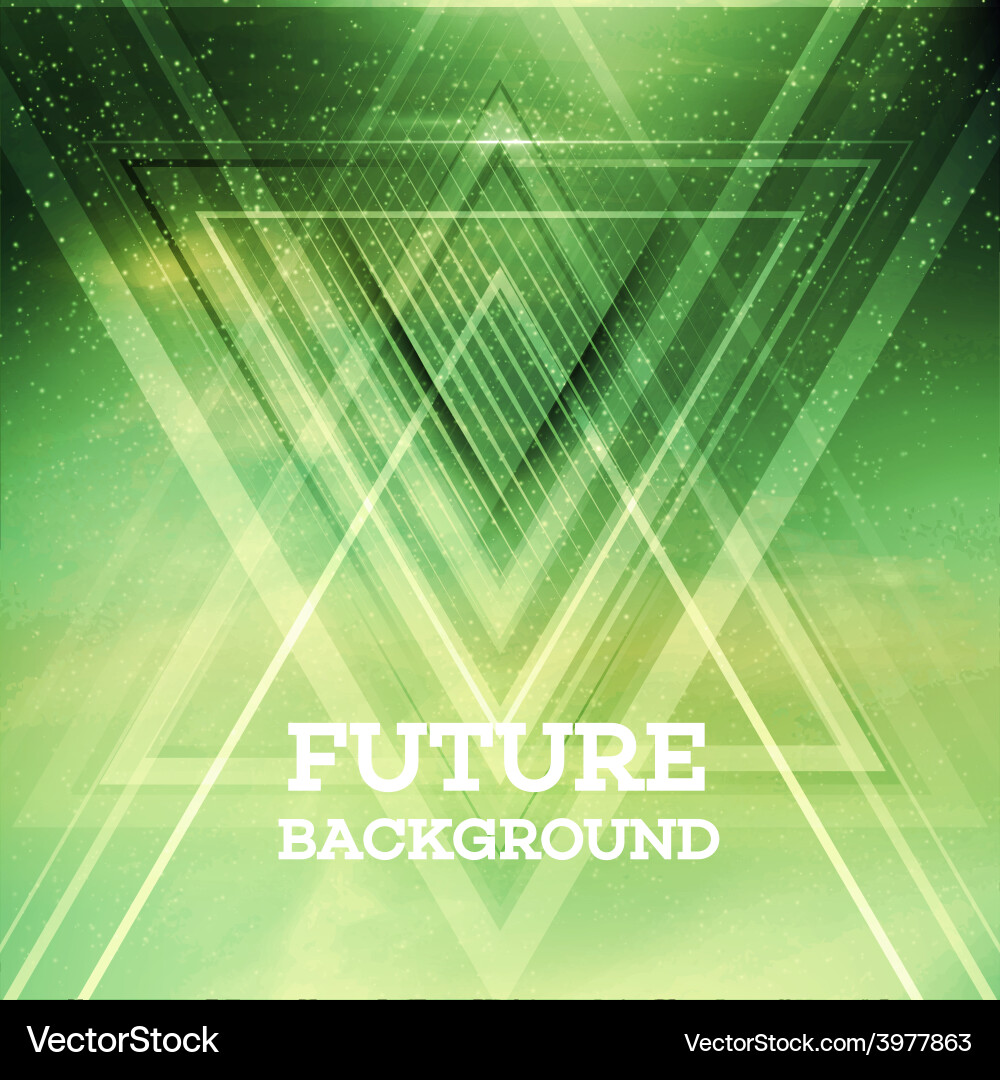 Abstract triangle future background Vector Image