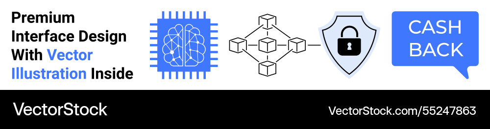 Advanced technology concepts featuring ai Advanced technology concepts featuring ai vector image