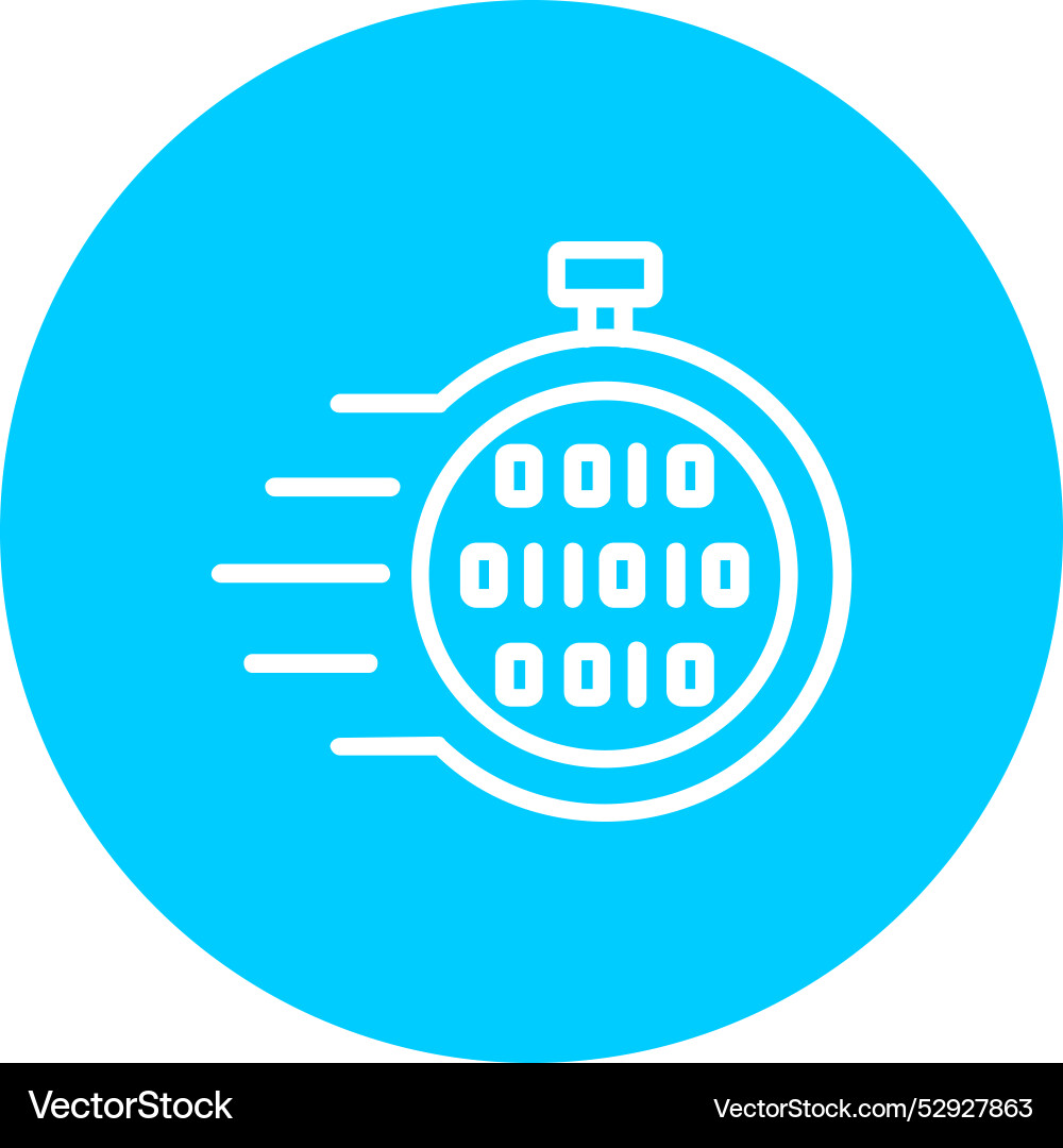 Fast time line icon design vector image