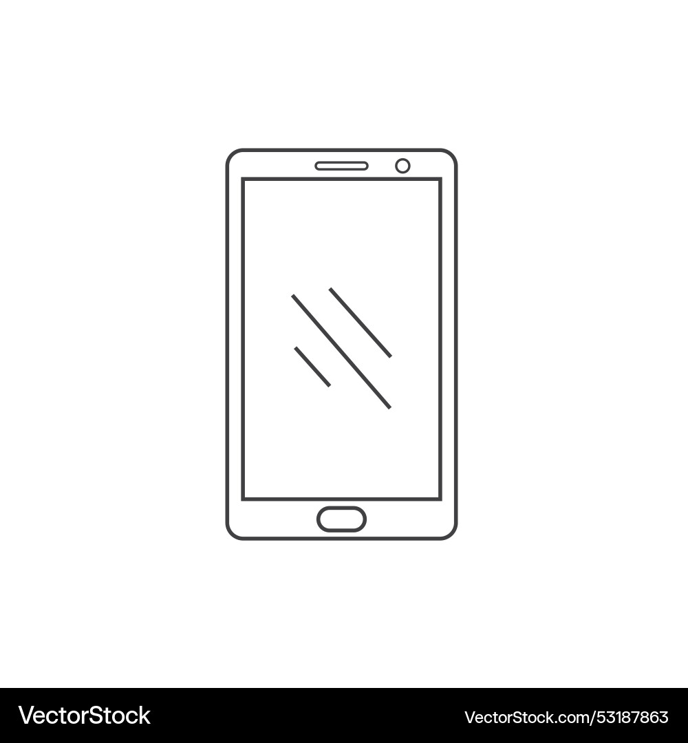 Phone icon design element template Vector Image