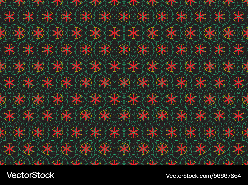 Seamless ikat pattern abstract background Vector Image