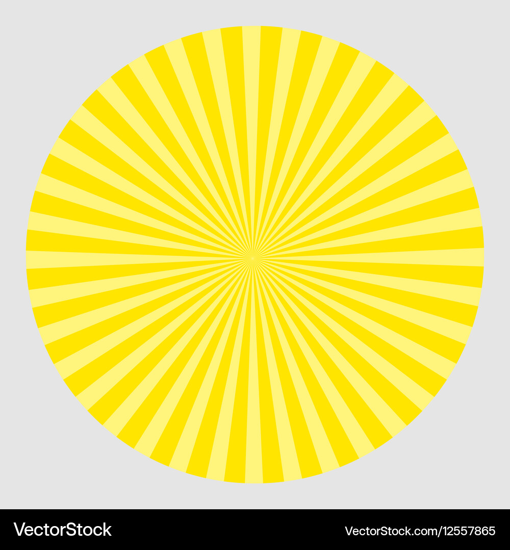 Retro Sunburst Pattern Vector Image