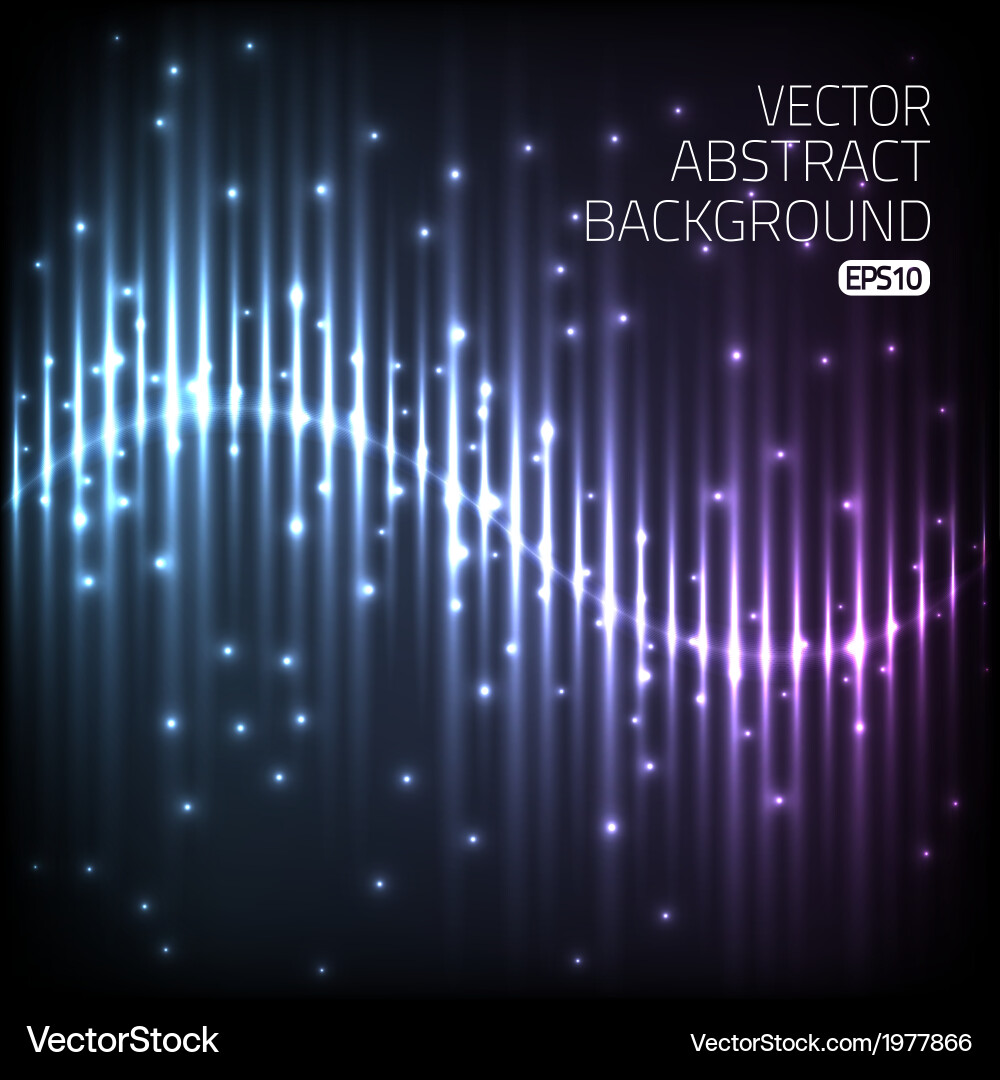 Abstract Equalizer Wave Background Vector Image