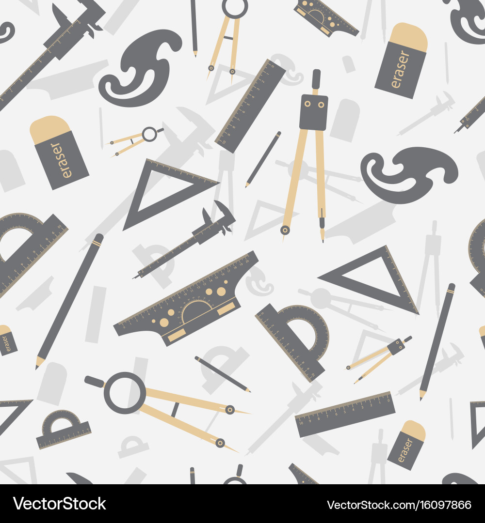 Architectural Blueprint Pattern vector image