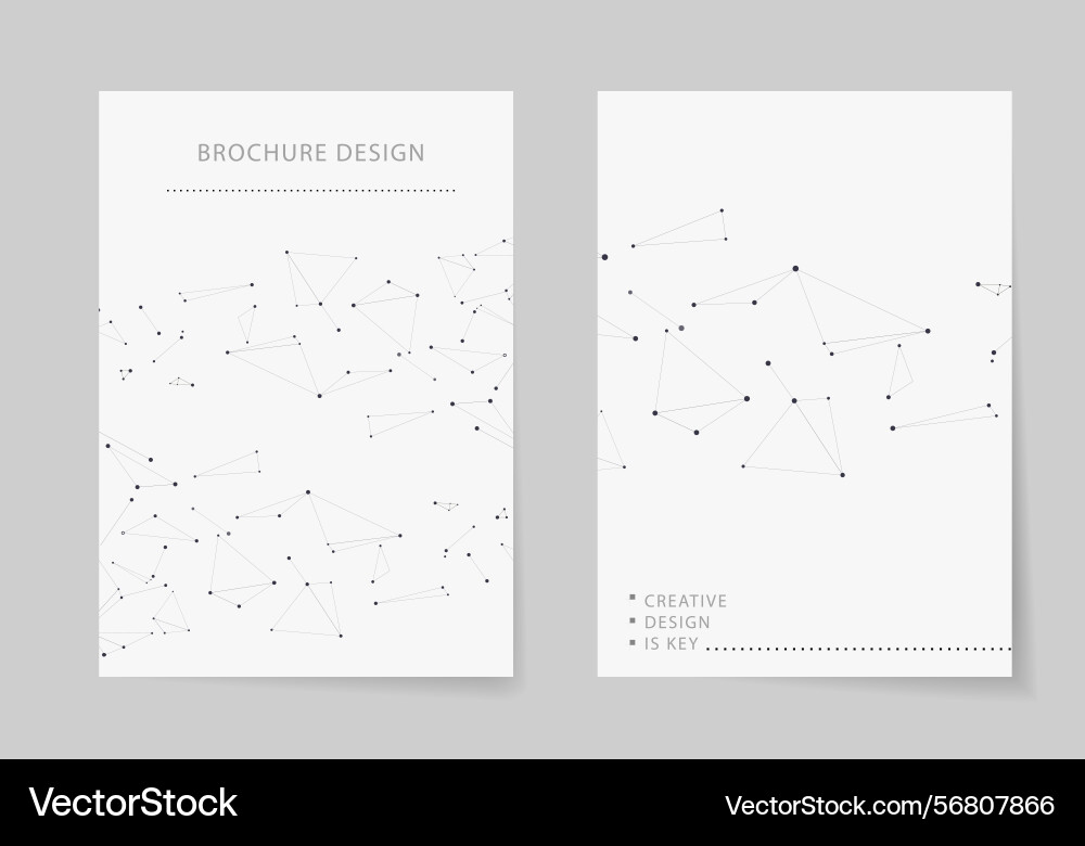 Network design connect dots and lines Network design connect dots and lines vector image