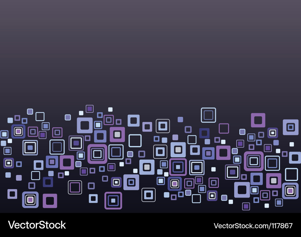 Geometric Square Pattern vector image