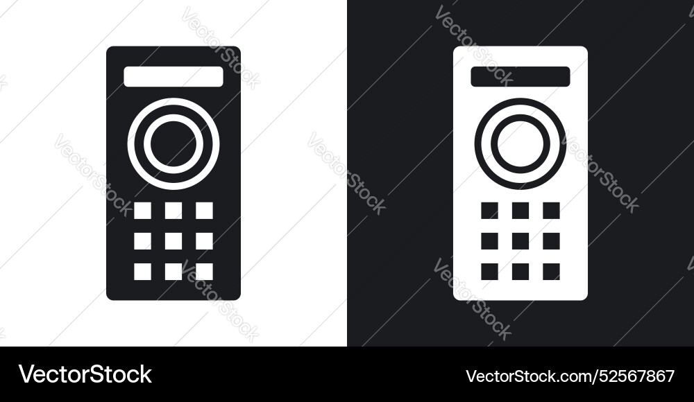 Intercom icon set on white background Intercom icon set on white background vector image