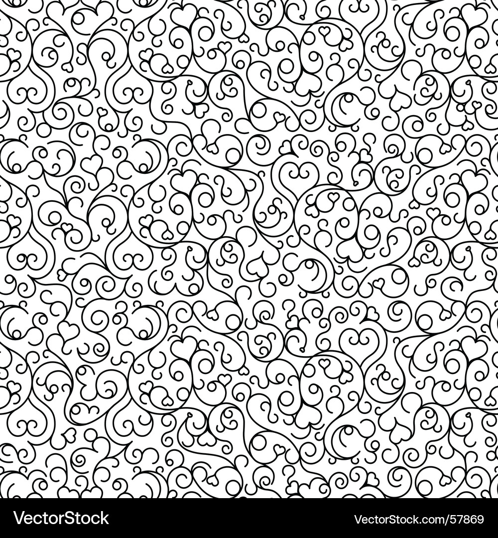 Intricate Swirl Pattern Vector Image