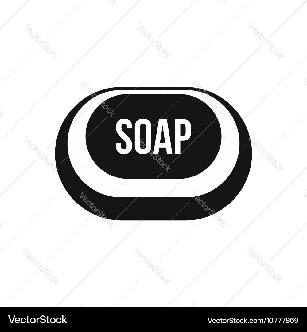 Soap icon in simple style vector image