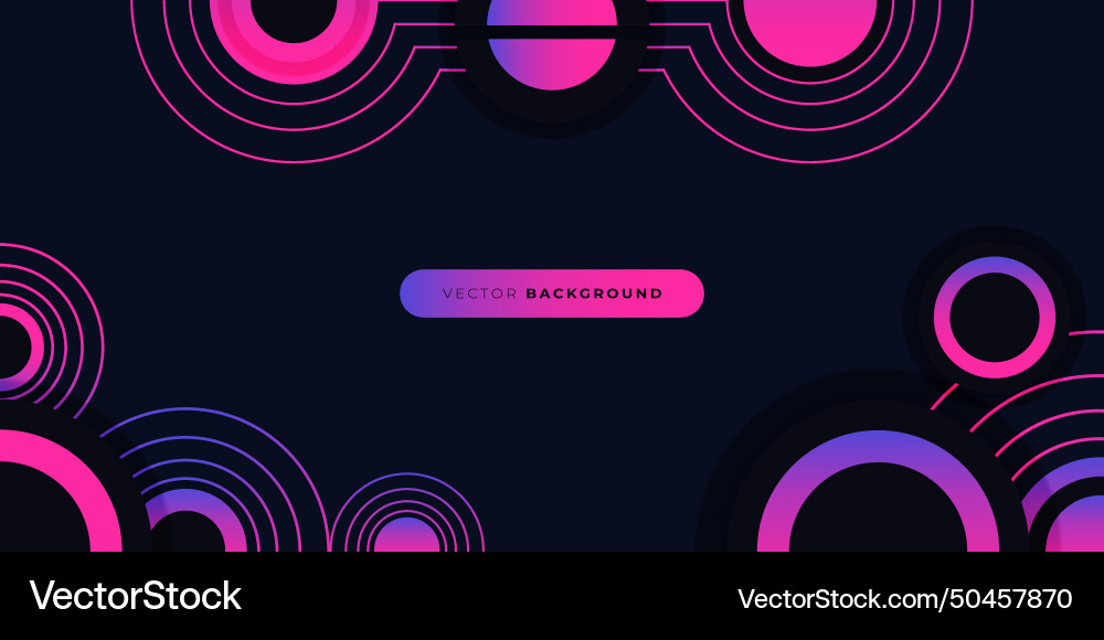 Abstract rounded and line pink gradient Vector Image